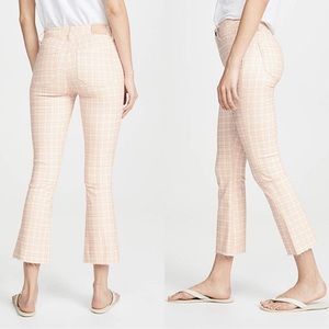 Paige pink plaid jeans